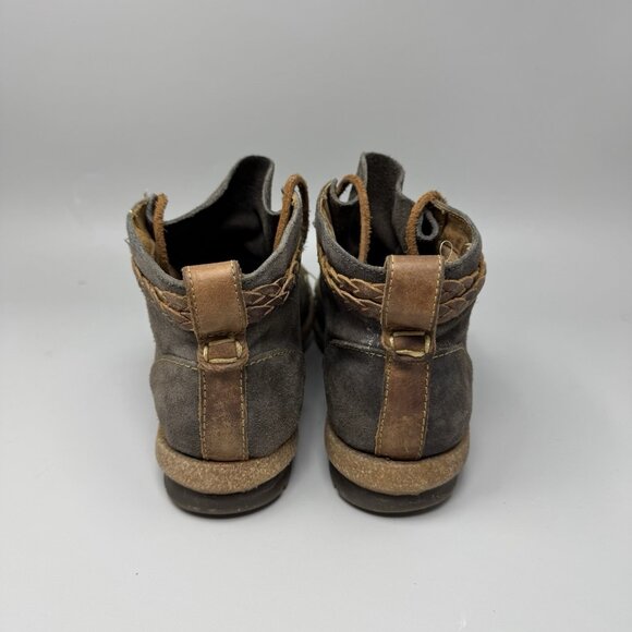 Born Temple Ankle Boots Women's 9.5M Brown Suede Leather Comfort Chukka - Picture 6 of 9